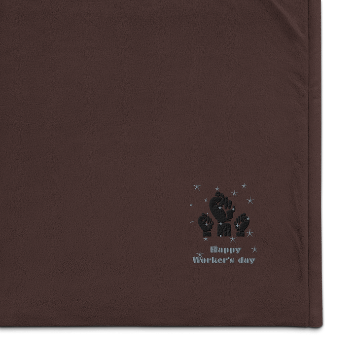 Starry Worker's Day Premium Sherpa Blanket product image (1)
