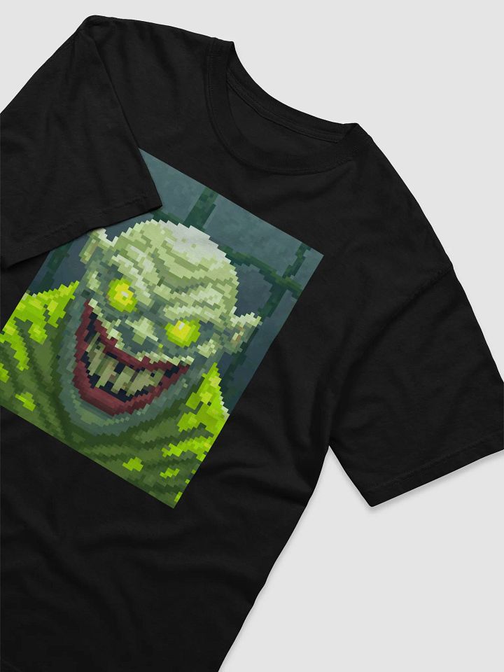 90s Demonic Gamer Glitch – Retro Pixel Horror T-Shirt: Variant #1 product image (2)