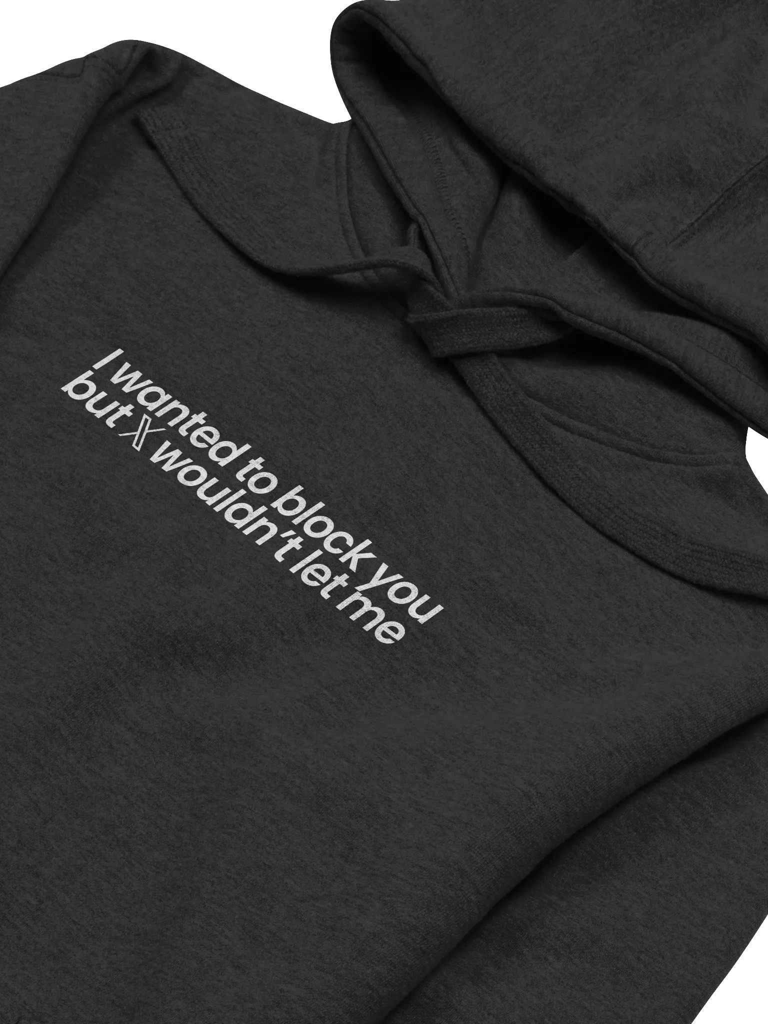 Blocked On X Hoodie - Black product image (3)