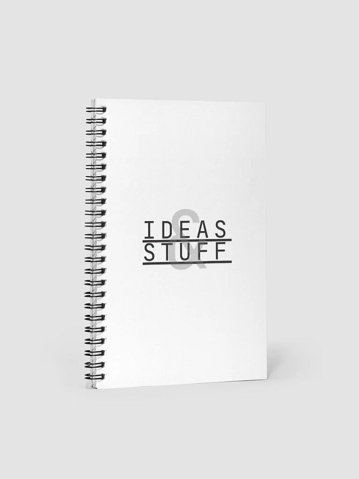 Ideas & Stuff Spiral Notebook product image (1)