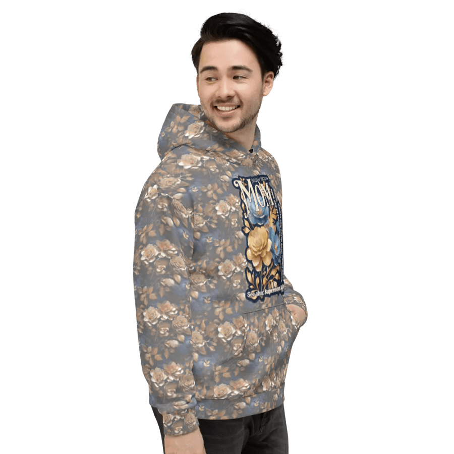 Funny Mom Floral All Over Print Hoodie product image (12)