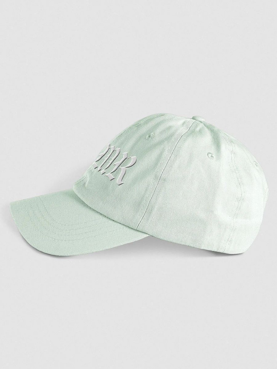 ASMR Old English Pastel Green Dad Hat product image (3)