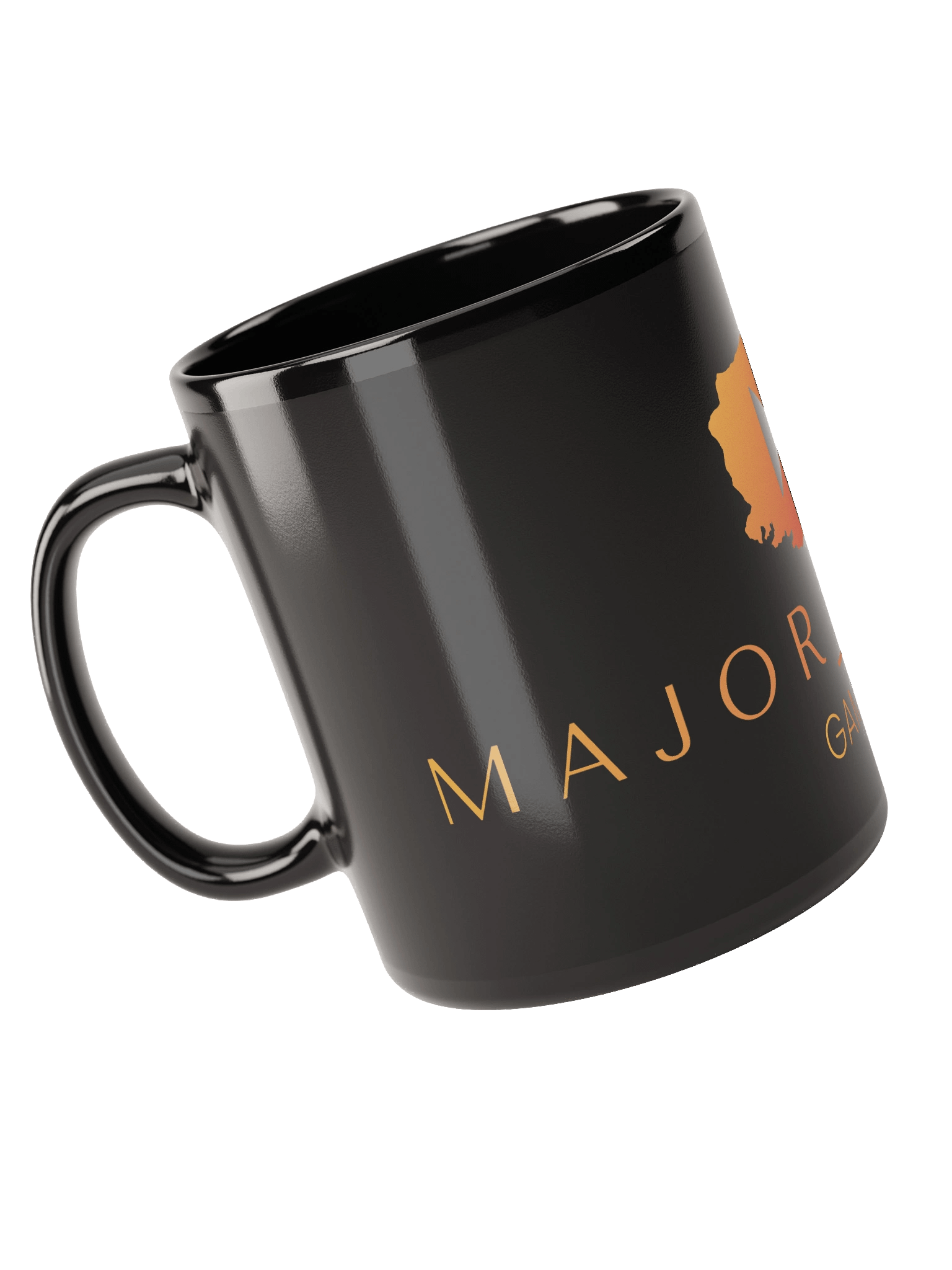 MajorAmigoGaming Logo – Schwarze Premium Tasse product image (6)