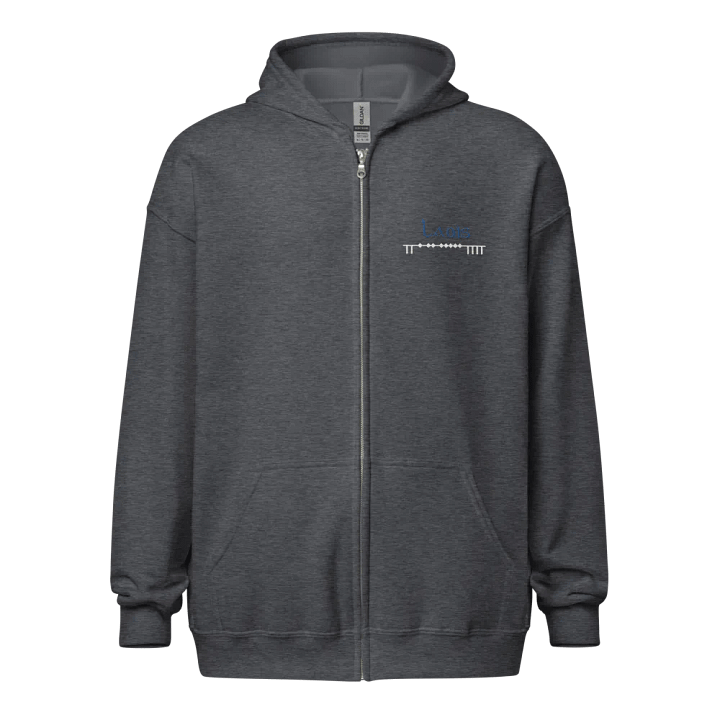 Laois Scholastic Style Ogham embroidered Zip Hoodie product image (3)