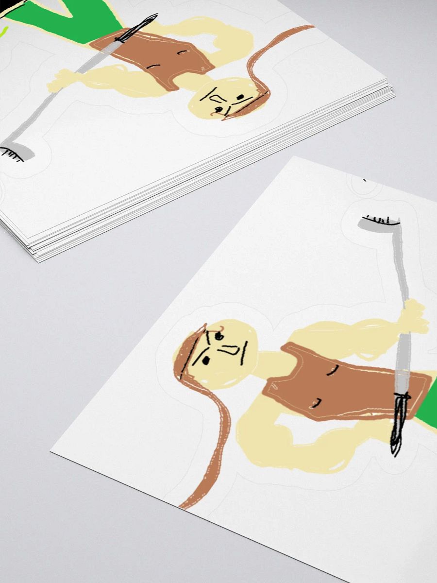 Abby Playing Golf Sticker product image (4)