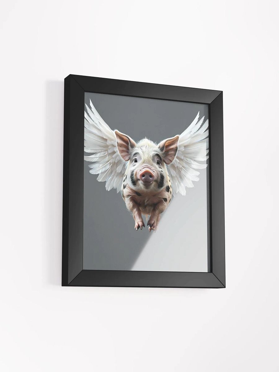 Flying Pig Framed Matte Poster product image (3)