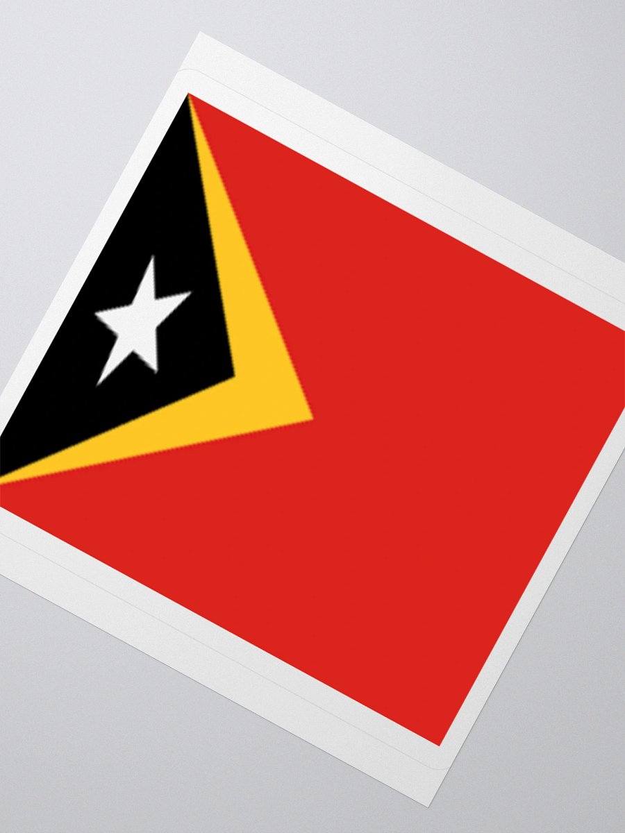 East Timor Flag Sticker - Premium Vinyl Design for National Pride product image (4)
