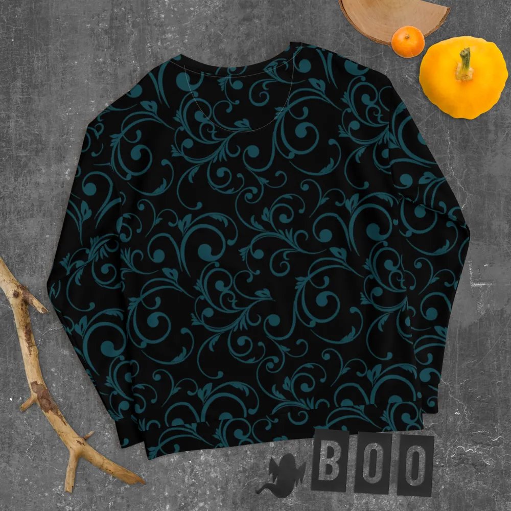 Dark Teal Twirl Sweatshirt product image (11)