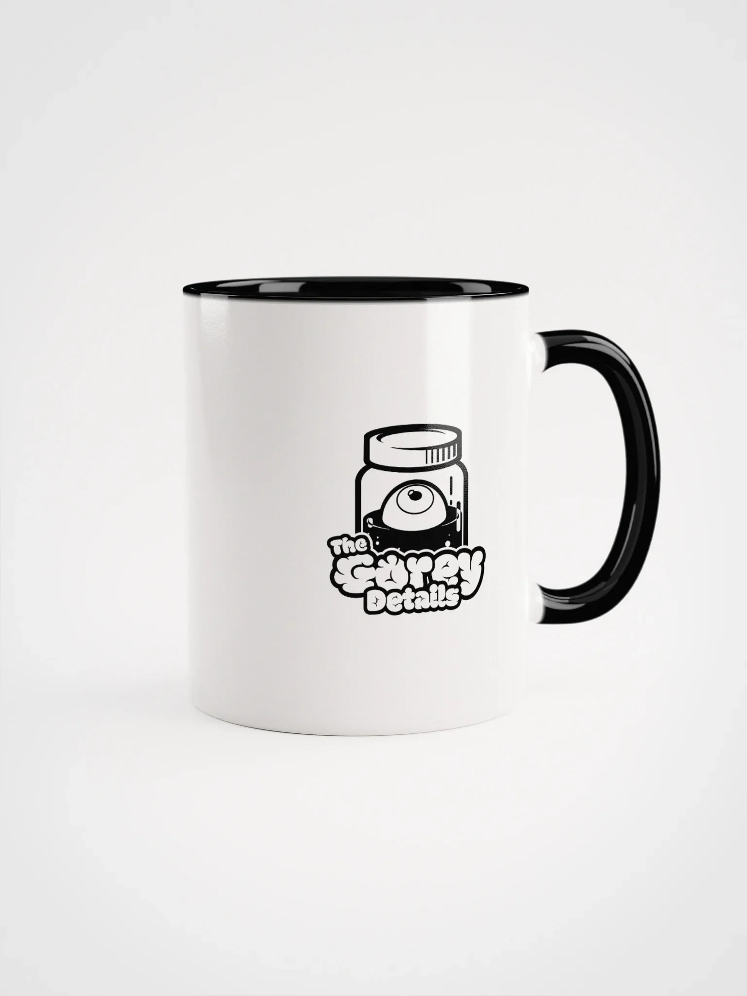 Full Logo Black - Ceramic Mug with Color Inside product image (2)