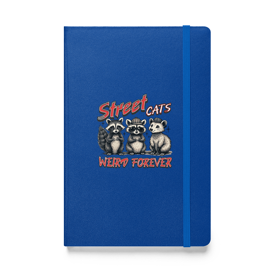 Street Cats Weird Forever Raccoon Hardcover Journal product image (1)