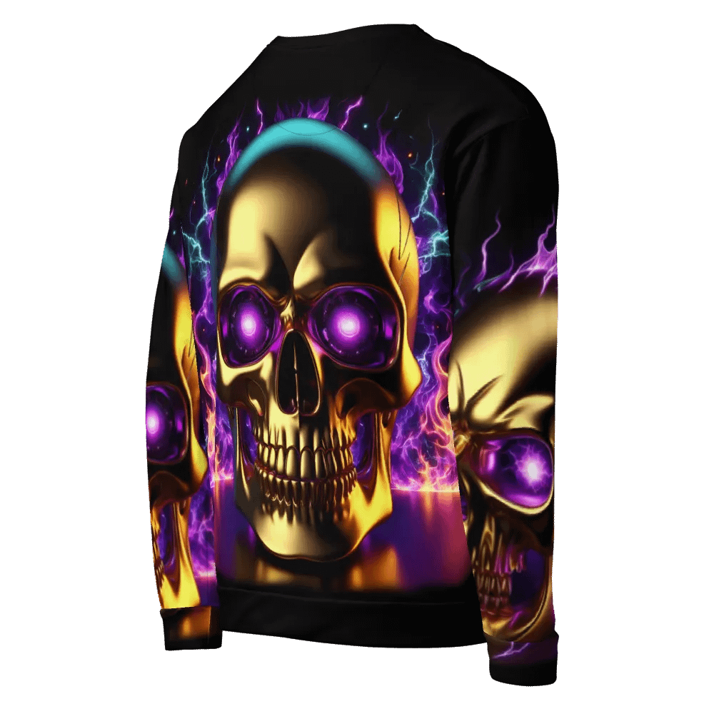 Ethereal Golden Skull - Unisex Sweatshirt #11 product image (5)