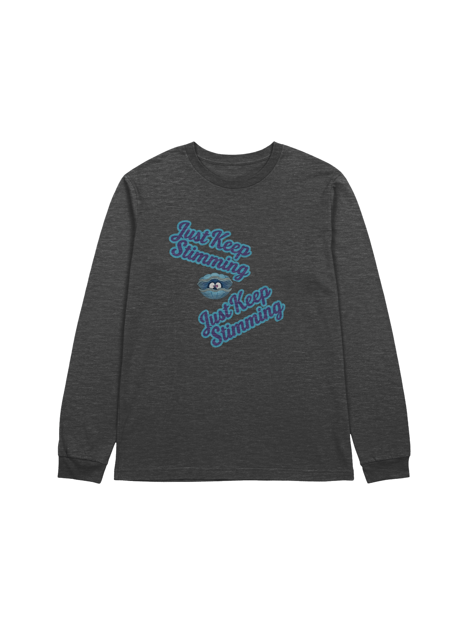 Whimsical Clam Stimming Long Sleeve Tee product image (11)