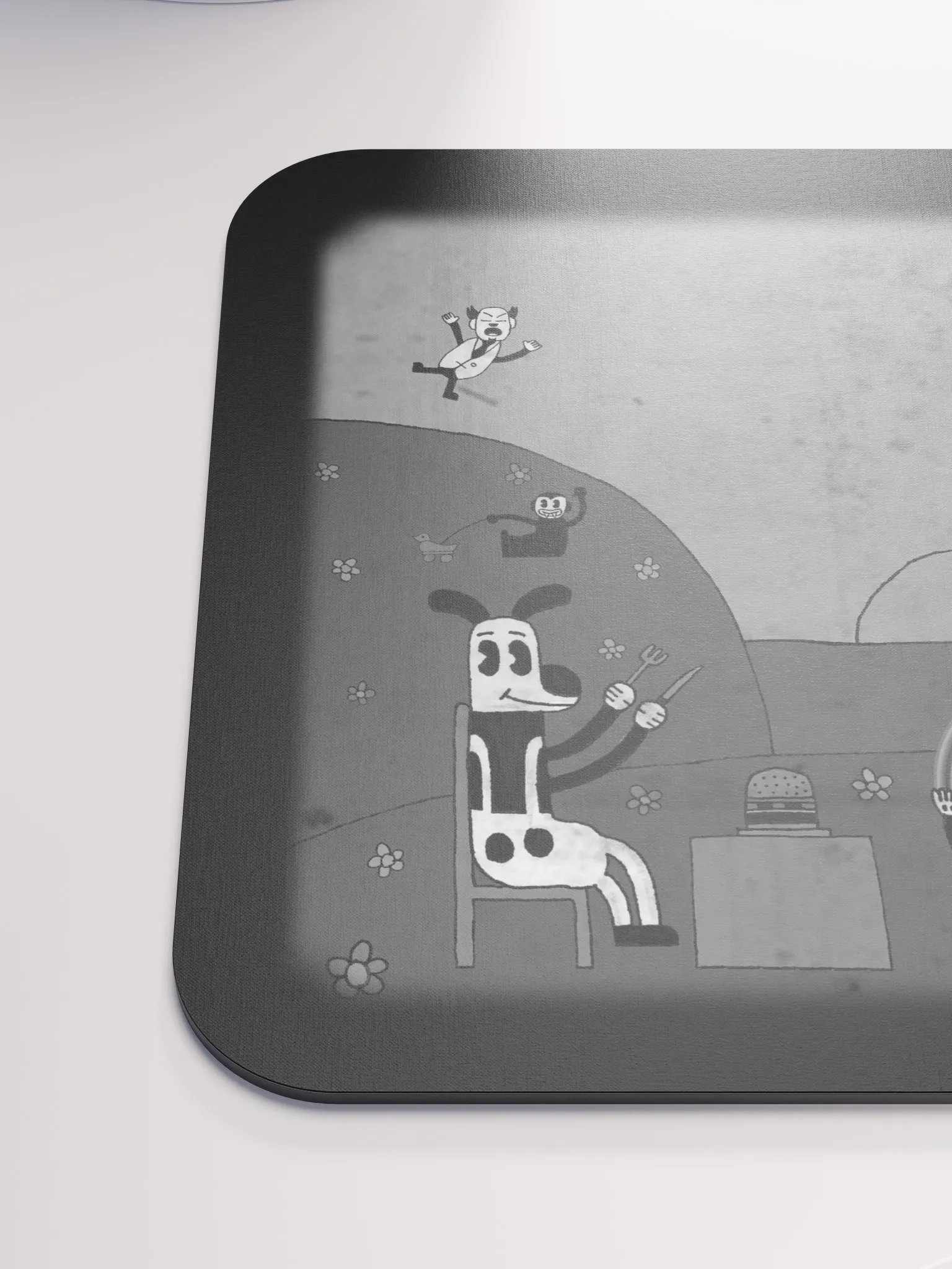Bendy & Friends Mousepad (Black & White) product image (6)