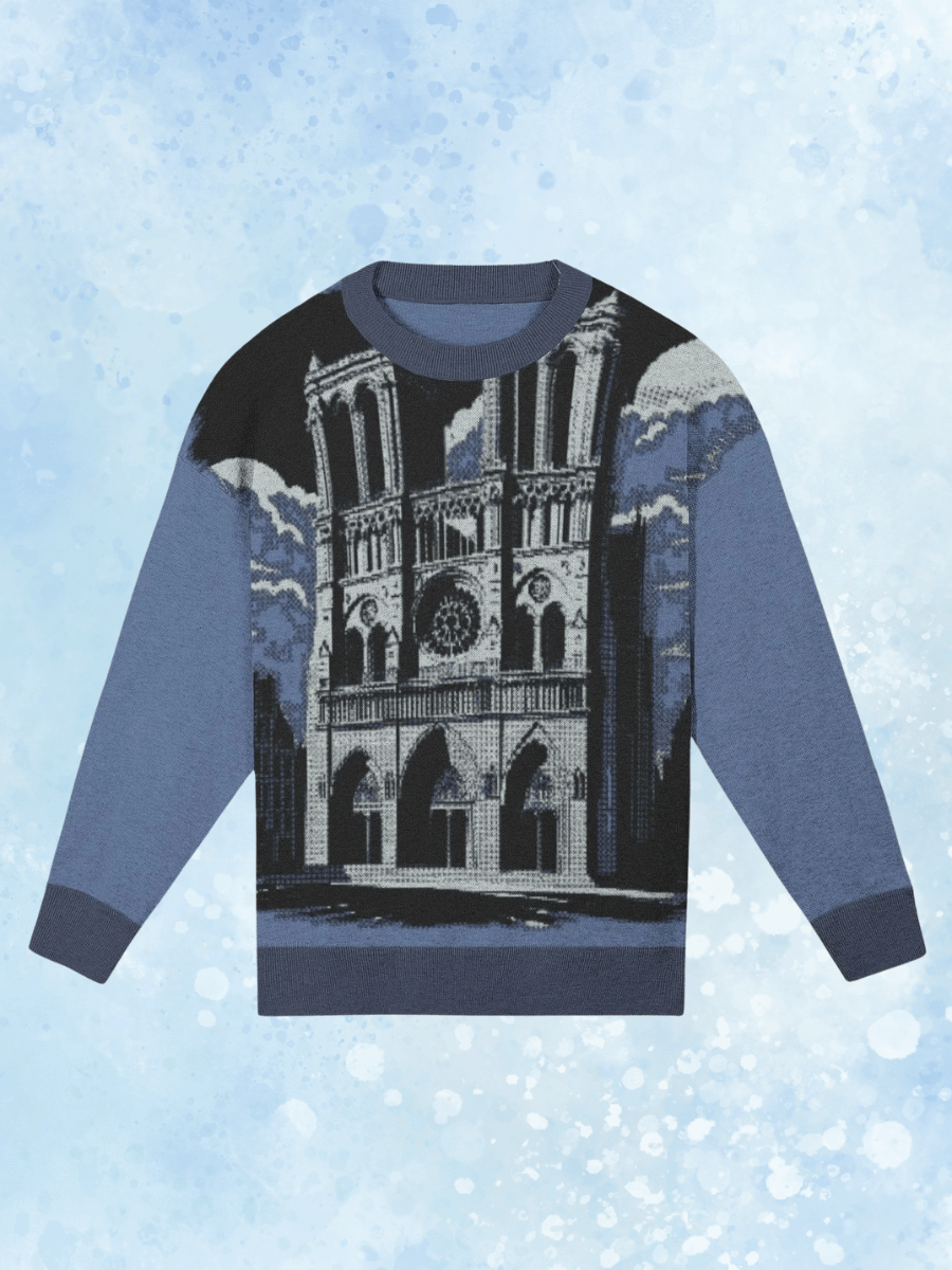 Notre Dam Cathedral Knit Sweater product image (1)