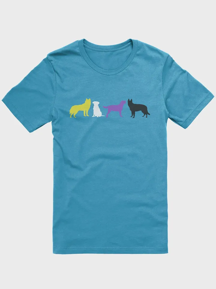 Nonbinary Pride Dogs Women's Shirt product image (9)