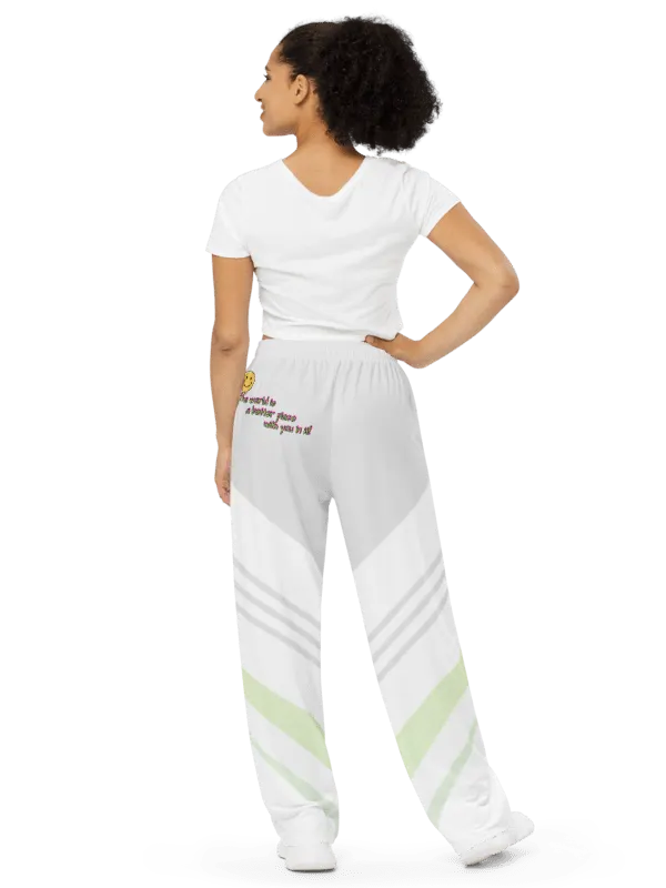 Sublicolor 309 All-Over Print Unisex Wide-Leg Pants product image (2)