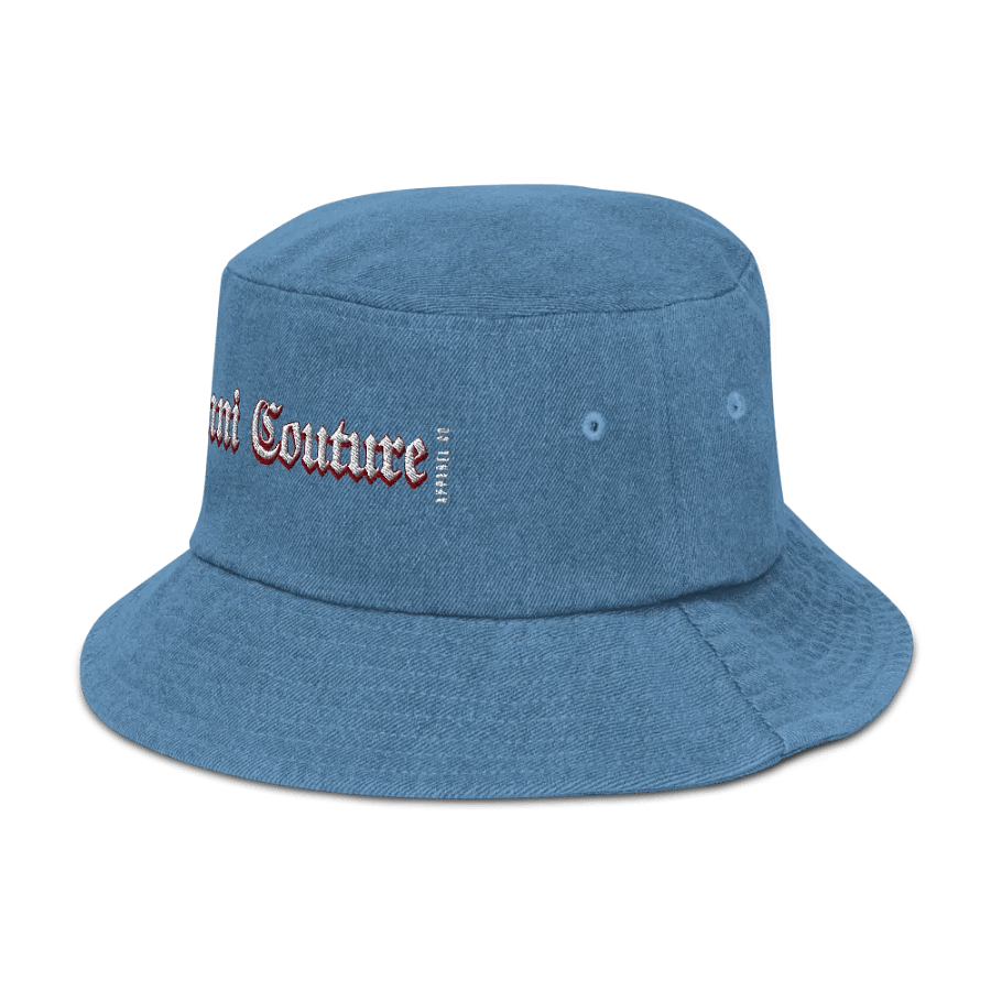 Gilded Elegance Denim Bucket Hat product image (4)