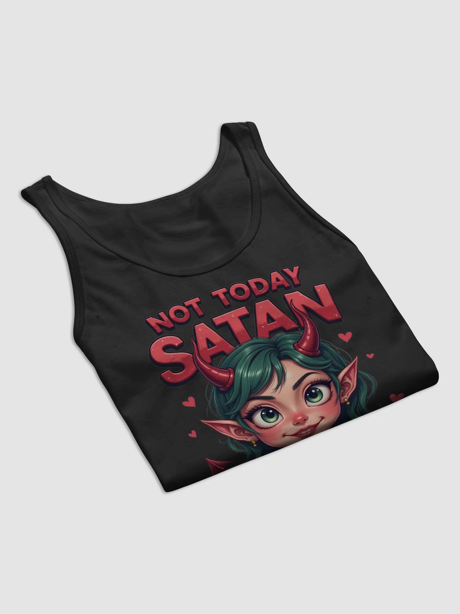 Not Today Satan Jersey Tank product image (59)