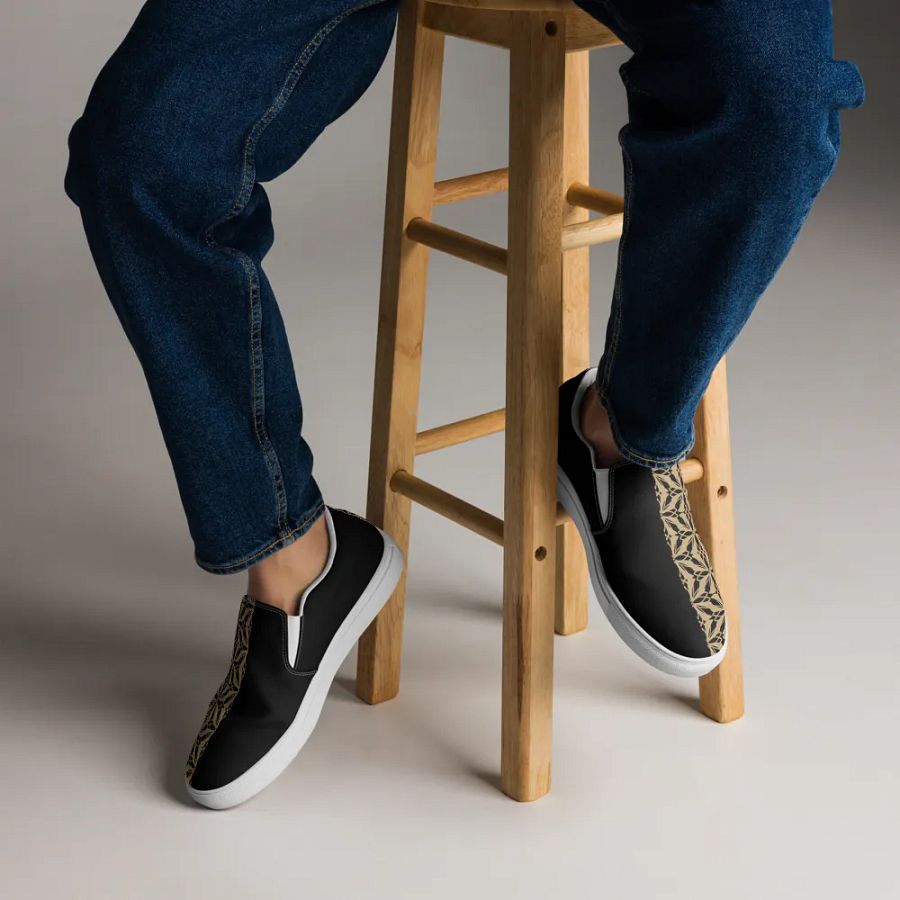 Tan Split Men's Canvas Slip On Shoes product image (6)