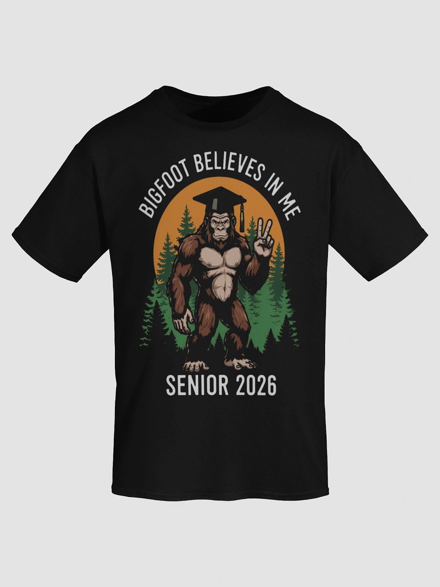 Bigfoot Believes in me Graduation T-Shirt product image (19)