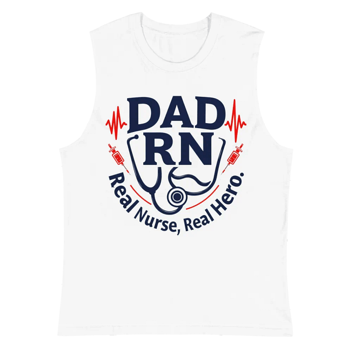 Real Nurse, Real Hero Muscle Tank product image (2)