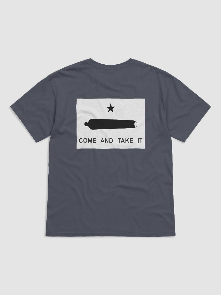 Pocket-Sized Revolt Tee – "Come and Take It (Graphite) product image (2)