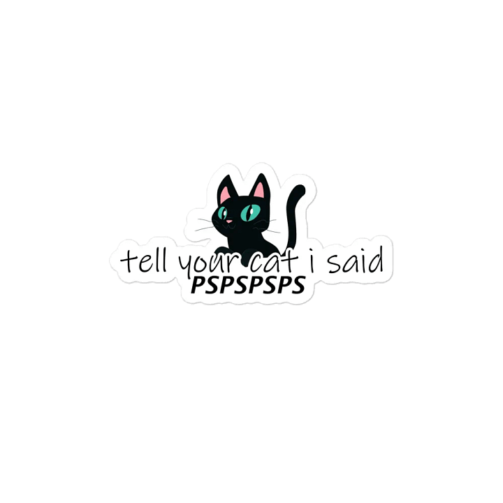 Tell Your Cat Magnet product image (1)