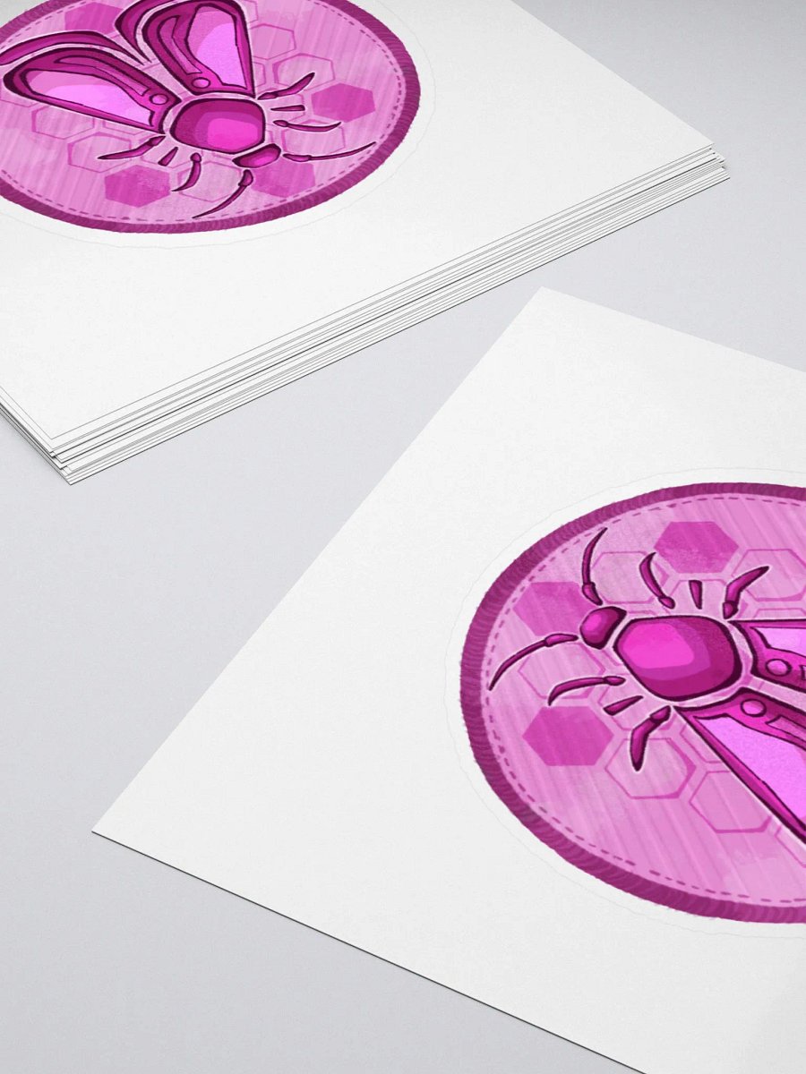 Magenta Moths Sticker product image (4)