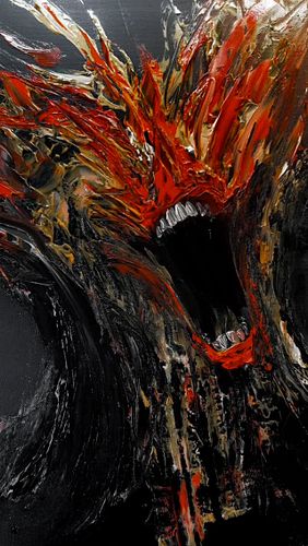 Untitled 27 - painted by Jon Silent. 
 
How does this piece make you feel? Be brutally honest. 
 
 
For commissions and purch...