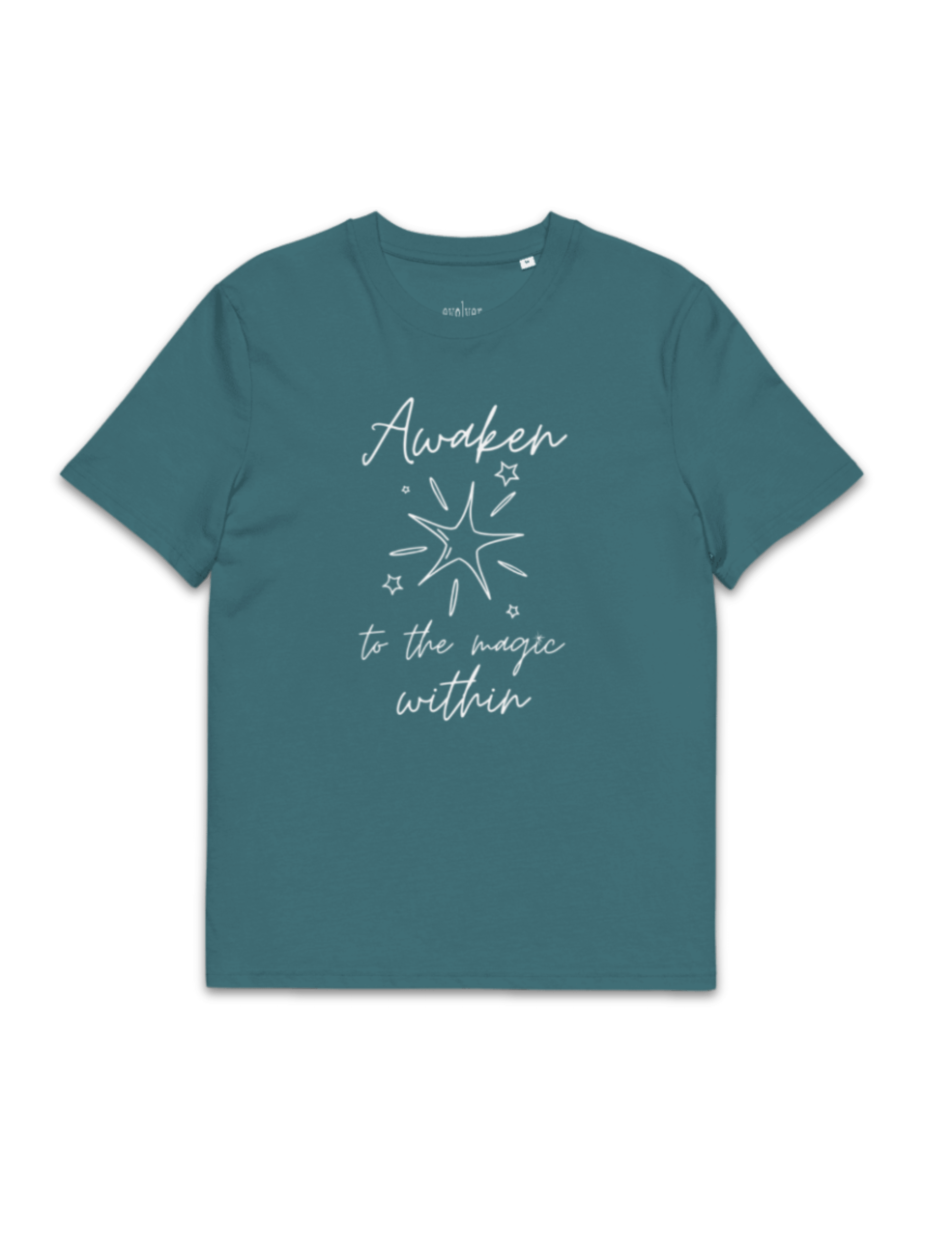 Awaken to the Magic Within: Organic Tee white lettering product image (1)