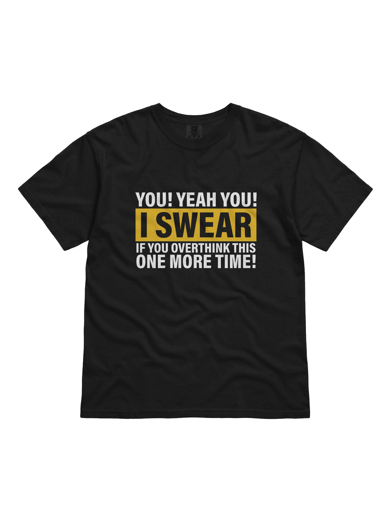 "Overthink" Dyed T-shirt product image (9)