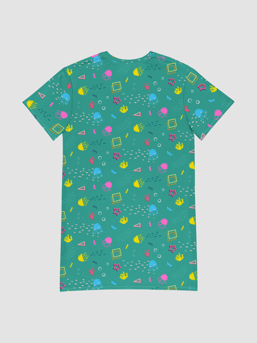 Shifty Seas pattern t-shirt dress product image (4)