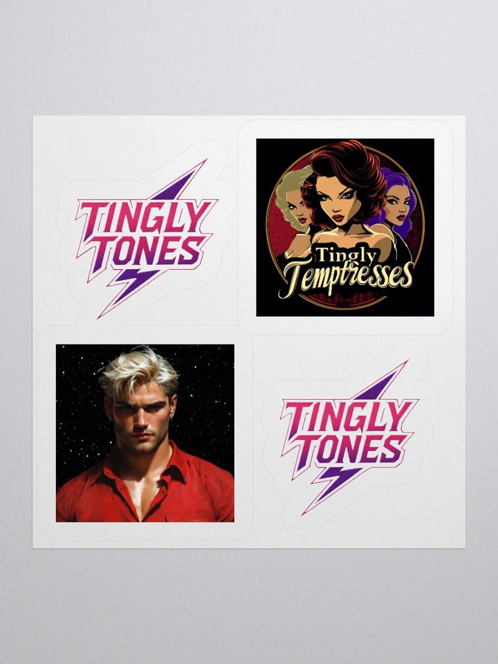 Tingly Temptresses Kiss Cut Stickers product image (1)