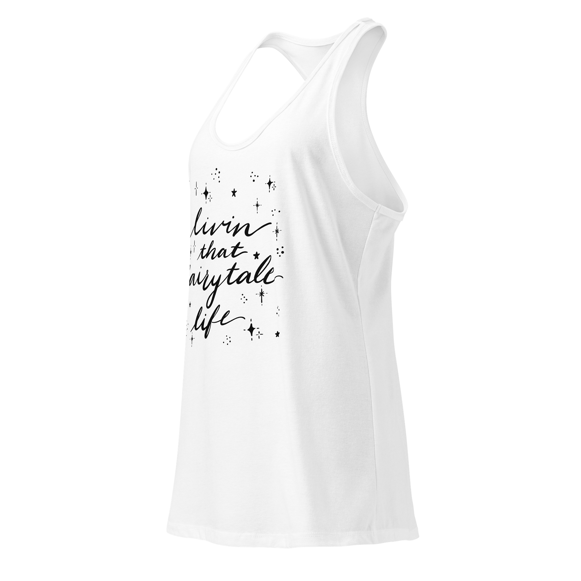 Livin' that Fairytale Life Racerback Tank product image (3)
