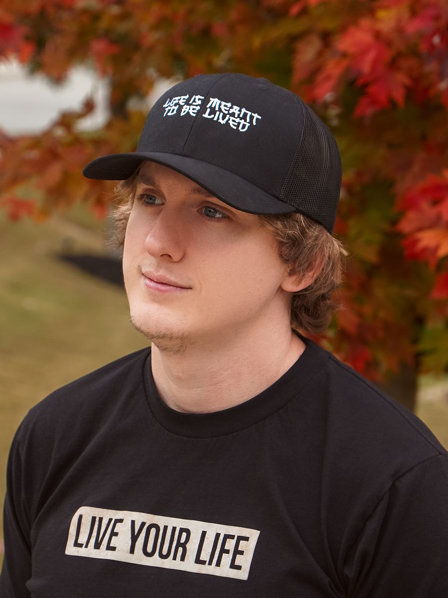 Life Is Meant To Be Lived Retro Hat product image (2)