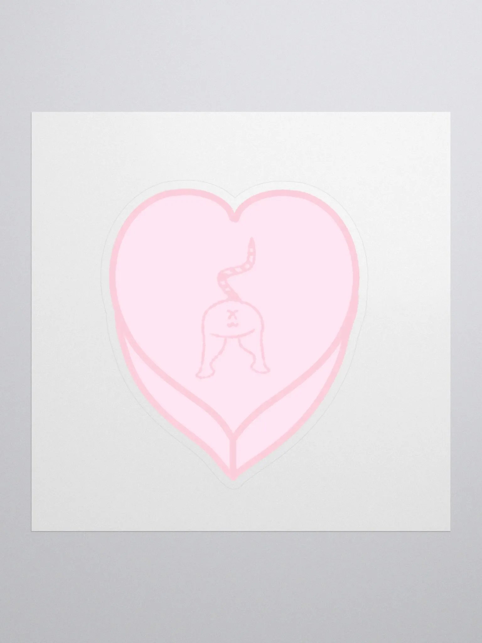 Conversation Heart Tigg Butt ~ sticker product image (4)