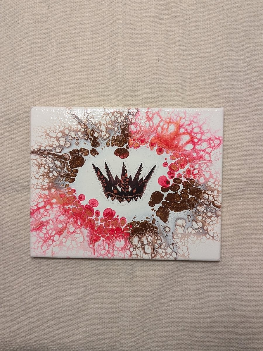 The Monarch's Daughter Crown 8x10 Painting product image (1)