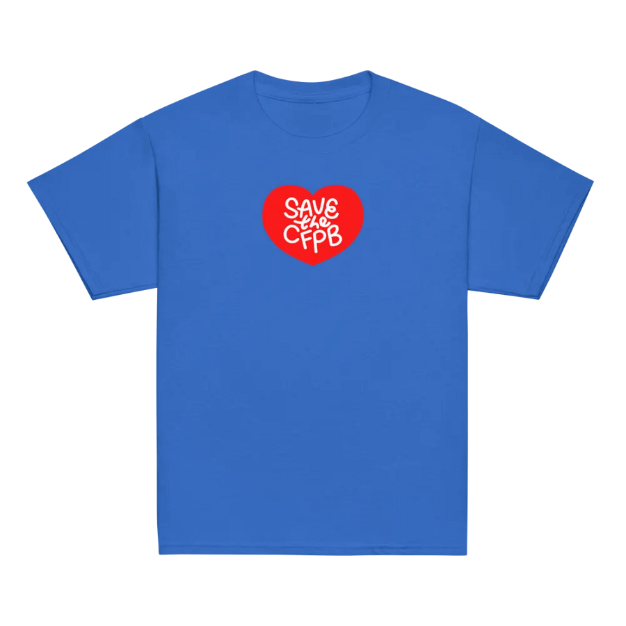 Save the CFPB Kids T-shirt (Red heart) product image (2)