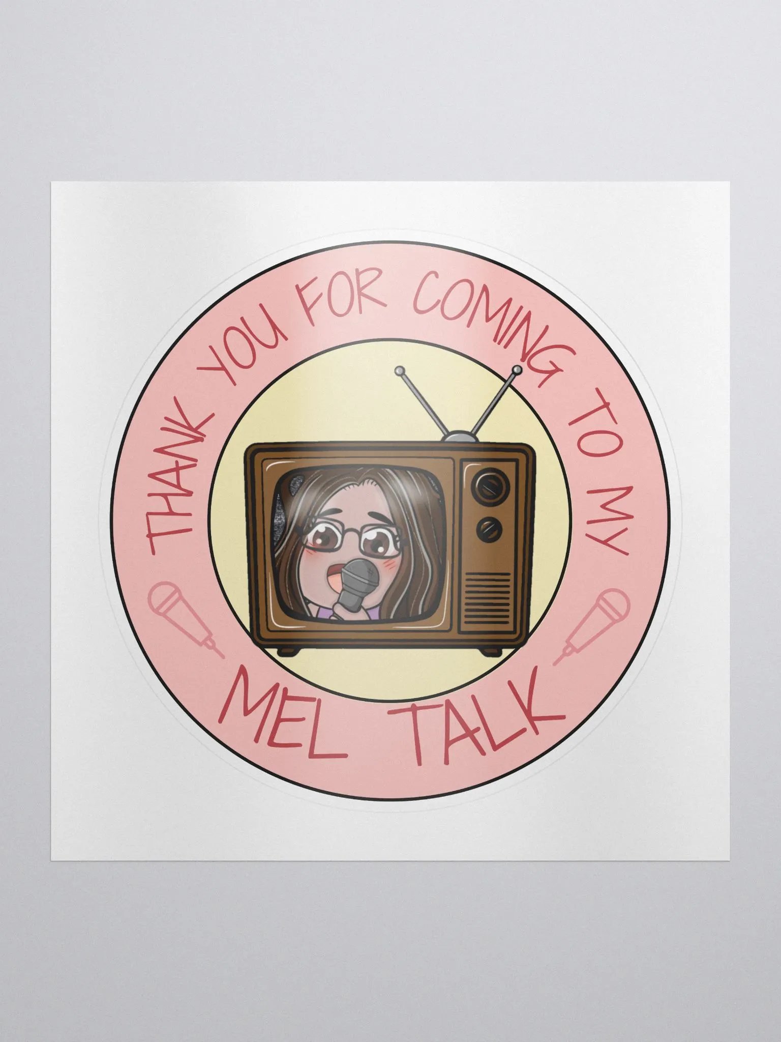 Mel Talk Sticker product image (1)