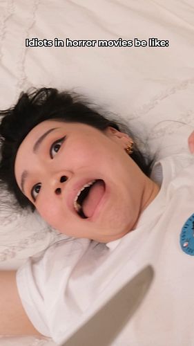 Idiots in Horror Movies Be Like #skit #horror #comedy #token #asian #idiot