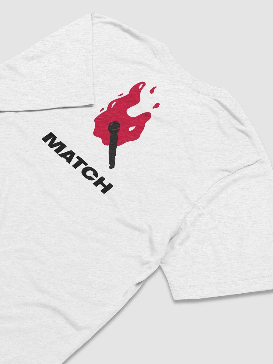 Match tee (white triblend) product image (4)