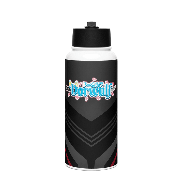 Glossy Steel Dorwulf Water Bottle product image (1)