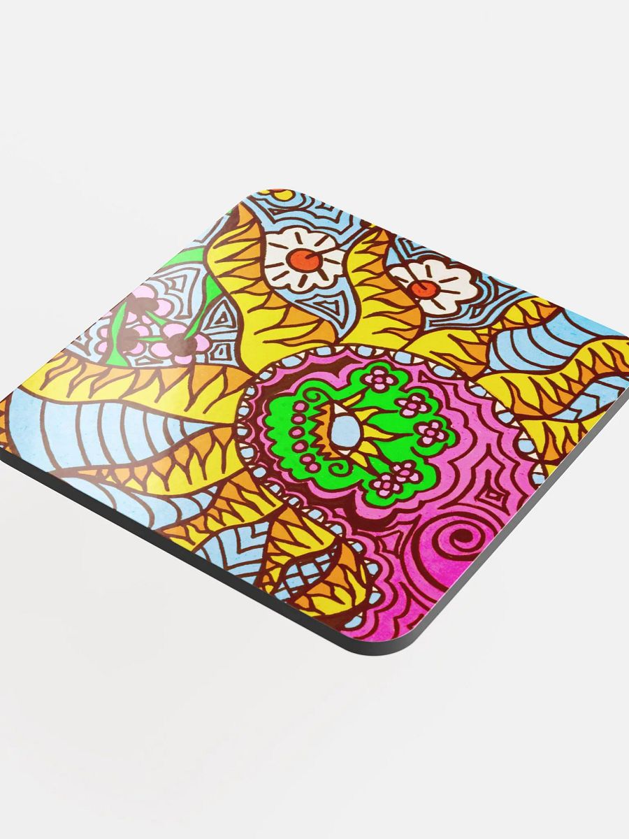 Floral Whirlwind Cork Coaster product image (4)