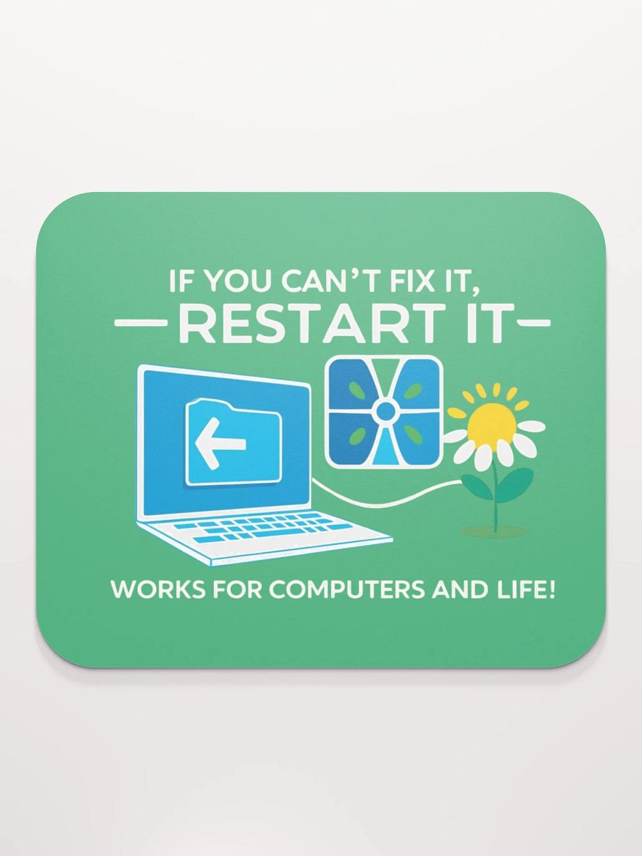 Restart & Refresh Mouse Pad product image (2)