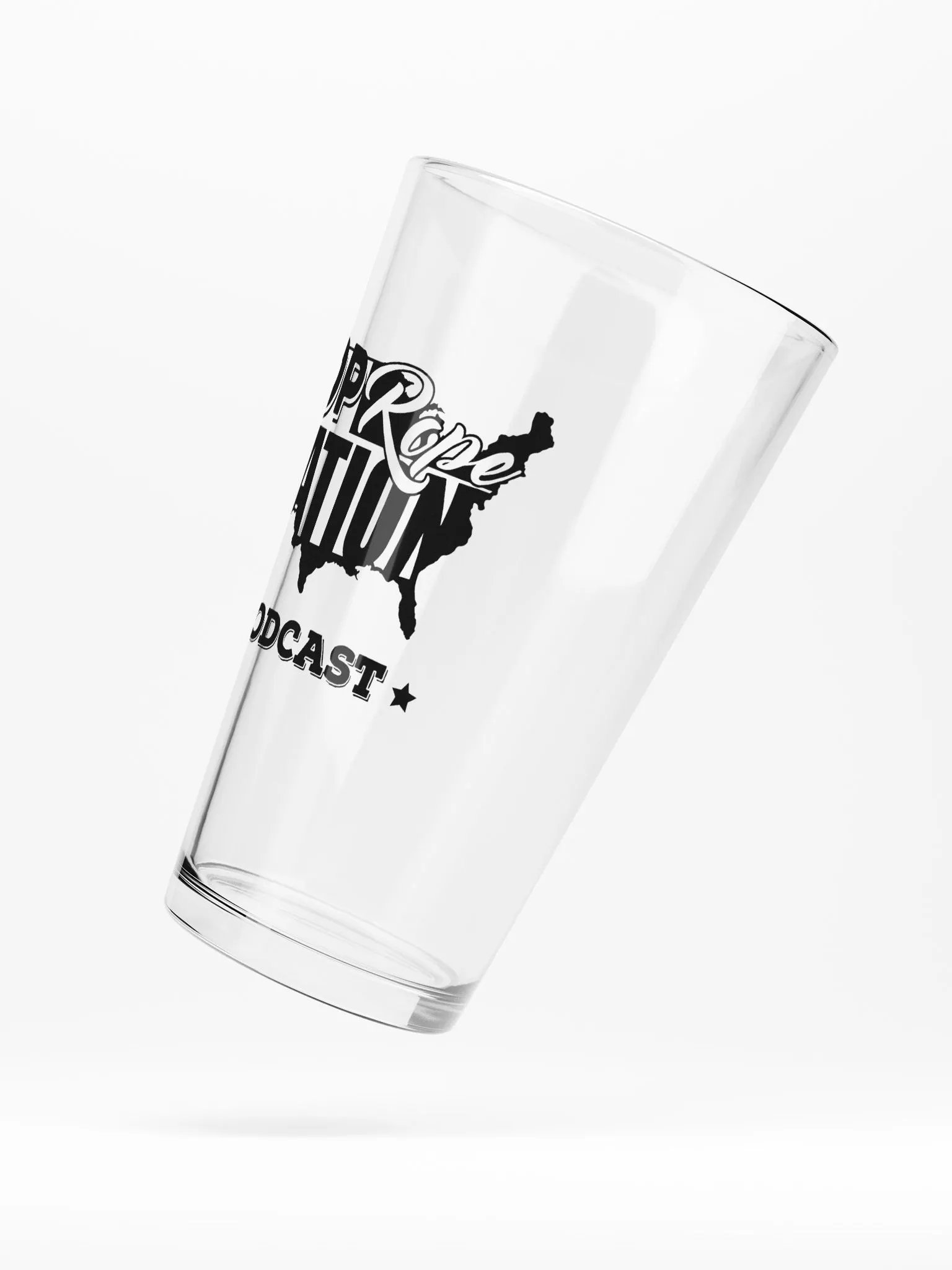 Top Rope Nation Logo Pint Glass product image (5)