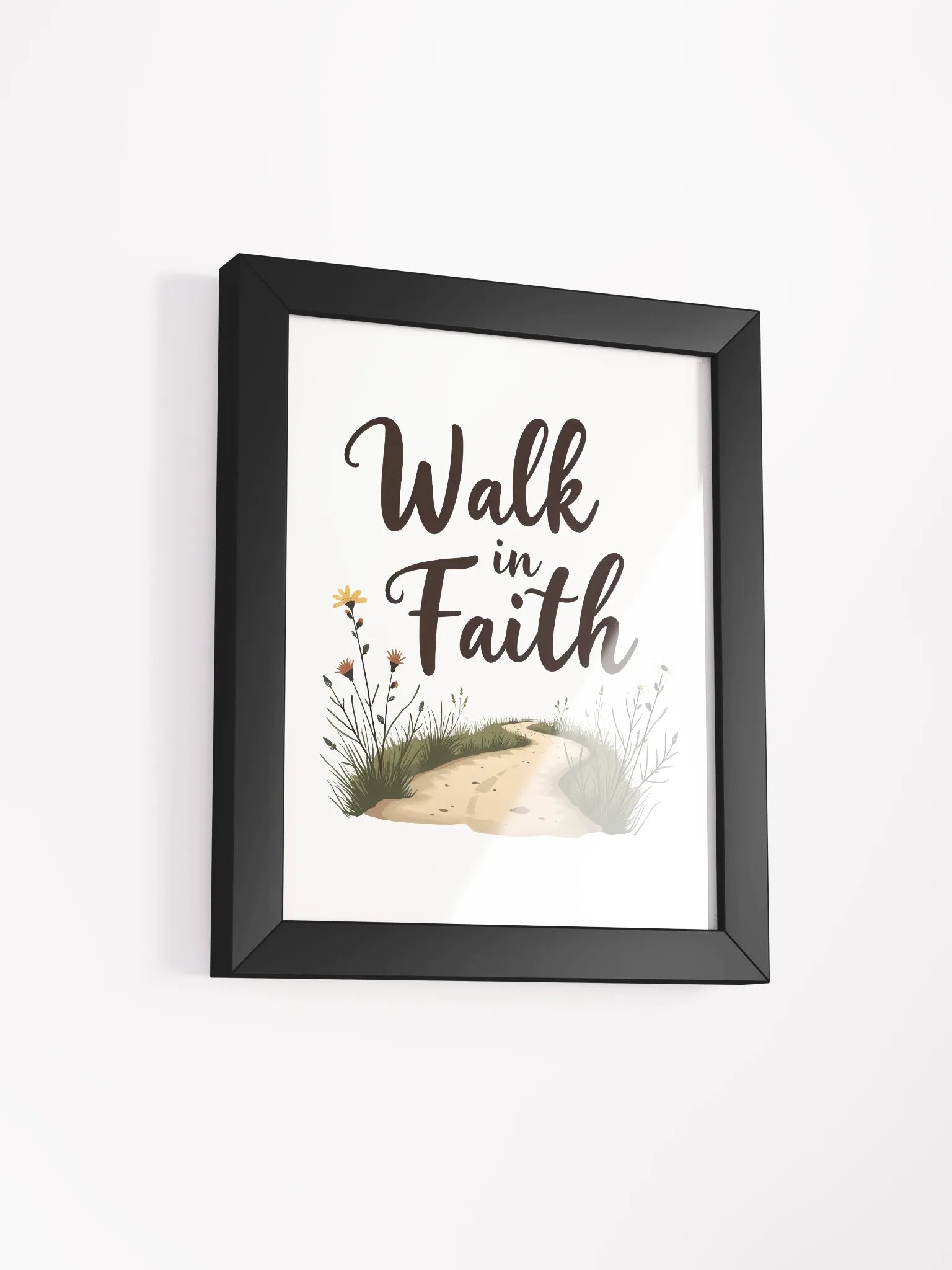 Faithful Path Framed Matte Poster product image (2)
