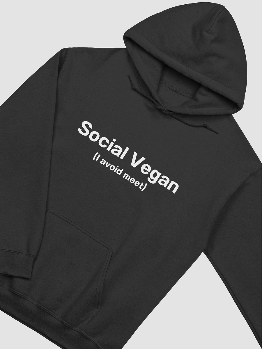 Social Vegan (I avoid meet) Unisex Hoodie product image (13)