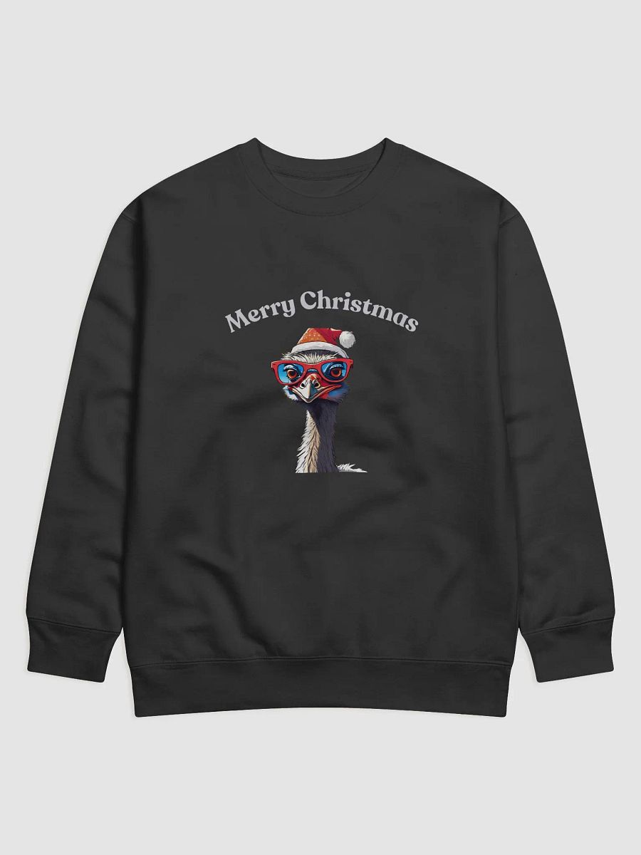 Festive Emu Merry Christmas Sweatshirt - Silver product image (1)