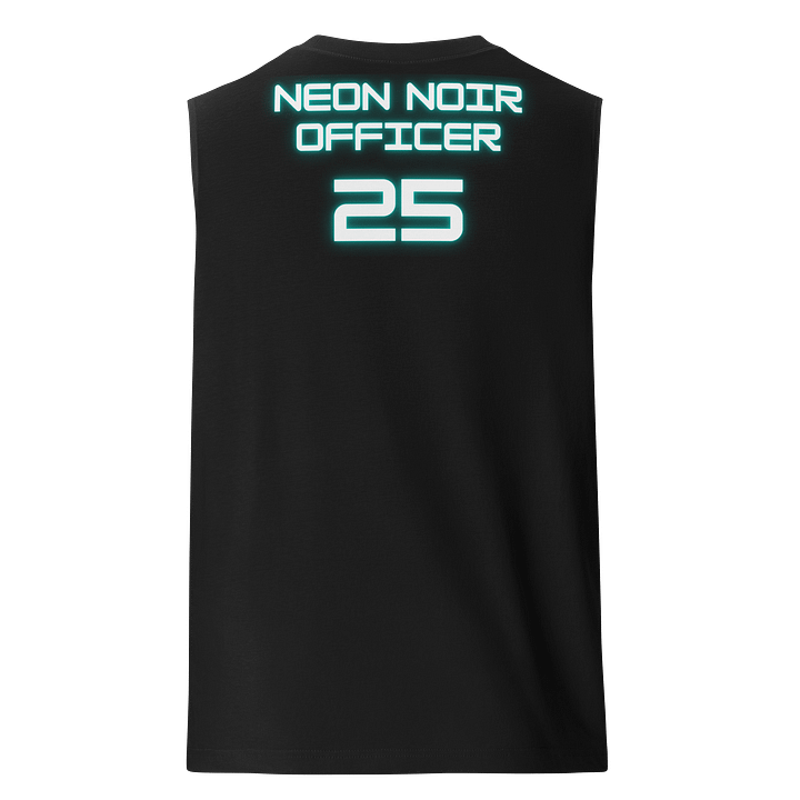 Neon Noir Officer 25 - Gym Tank (White) product image (1)