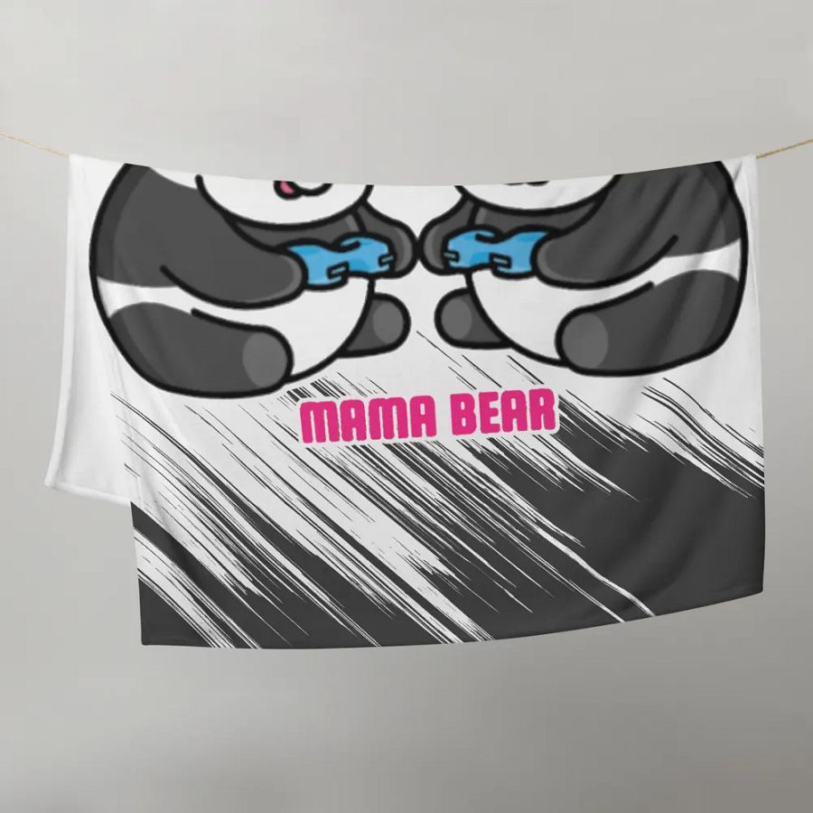 Mama Bear Throw Blanket product image (9)